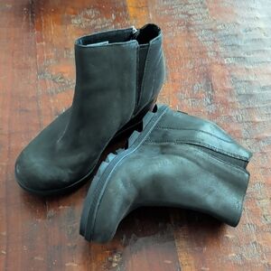 Sorel Black Ankle Wedge Boots